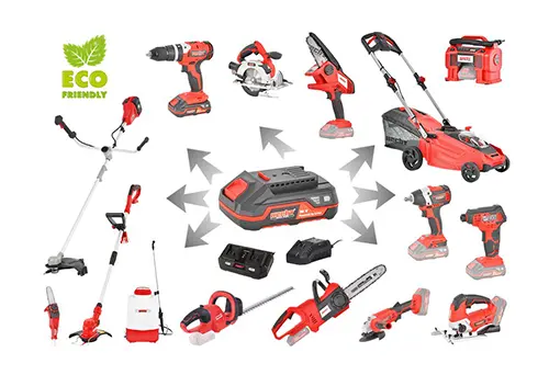 multiple battery powered tools, garden battery powered tools 