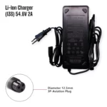 Nabíjačka 54.6V/2A Li-ion pre 13S 48V batériu (GX16 3-pin)