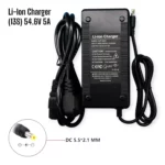 Nabíačka 54.6V/5A Li-ion pre 13S 48V batériu (DC 5.5x2.1mm)