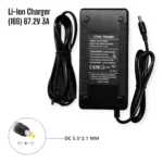 Nabíjačka 67.2V/3A Li-ion pre 16S 57.6V batériu (DC 5.5x2.1mm)