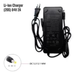 Nabíjačka 84V/2A Li-ion pre 20S 72V batériu (DC 5.5x2.1mm)