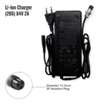 Nabíjačka 84V/2A Li-ion pre 20S 72V batériu (GX16 3-pin)