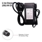 Nabíjačka 84V/3A Li-ion pre 20S 72V batériu (GX16 3-pin)