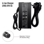 Nabíjačka 84V/5A Li-ion pre 20S 72V batériu (GX16 3-pin)