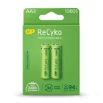 2 AA GP ReCyko+ 1300mAh