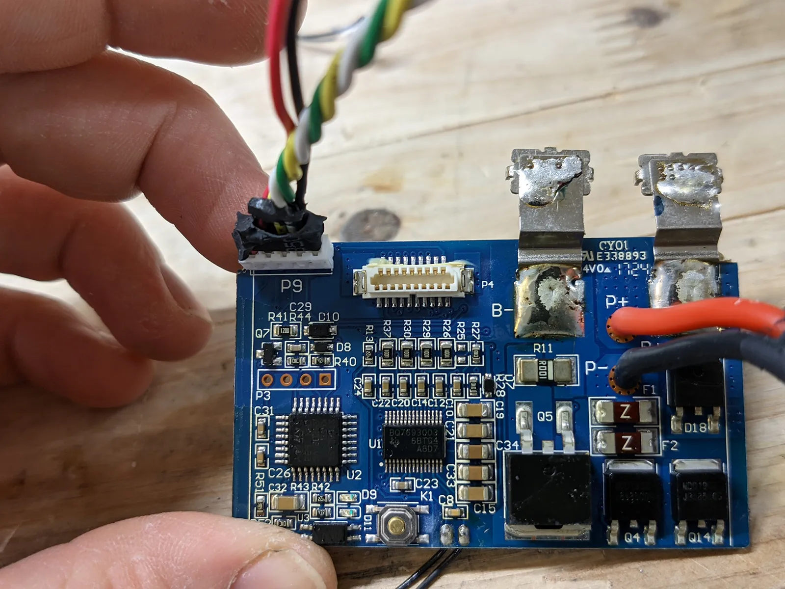 Servis batérie elektrickej kolobežky xiaomi scooter m365 diagnostika a obrava BMS elektroniky